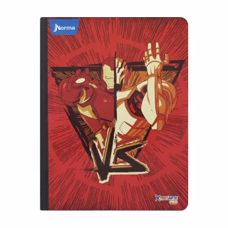 Cuaderno Cosido 100 Hojas línea corriente The Avengers - Iron Man Vs