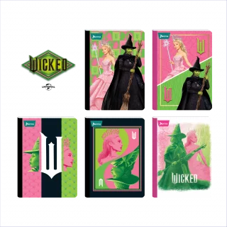 Cuaderno Cosido 100 Hojas Linea Corriente Wicked