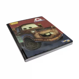 Cuaderno Cosido 100 Hojas Precuadritos A Cars - Mate