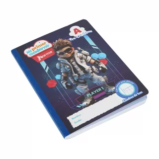 Cuaderno cosido 100 hojas precuadritos A Mi Primer Cuaderno - player 1