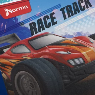 Cuaderno cosido 100 hojas precuadritos A Mi Primer Cuaderno - race track