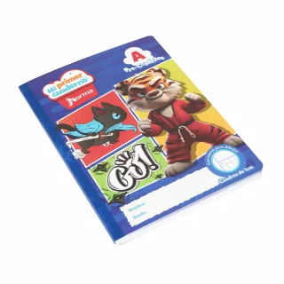 Cuaderno cosido 100 hojas precuadritos A Mi Primer Cuaderno - tigre go!