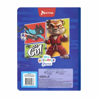 Cuaderno cosido 100 hojas precuadritos A Mi Primer Cuaderno - tigre go!