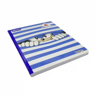 Cuaderno Cosido 100 Hojas Precuadritos A Sonic - Franjas Azules