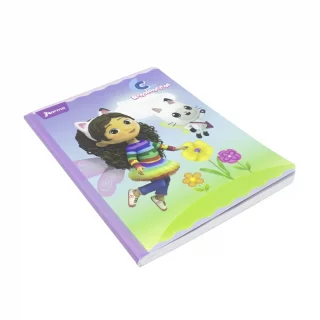 Cuaderno Cosido 100 Hojas Rengloncitos C Gabby´S Dollhouse Alas Y Flores