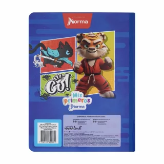 Cuaderno cosido 100 hojas rengloncitos C Mi Primer Cuaderno - tigre go!
