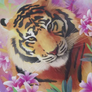 Cuaderno cosido 50 hojas cuadriculado Animal Book - tigre