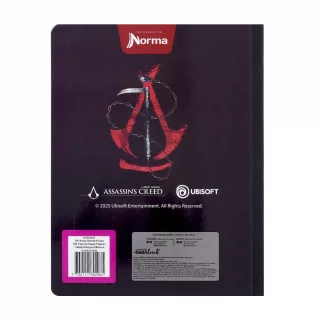 Cuaderno Cosido 50 Hojas Cuadriculado Assassins - Naoe