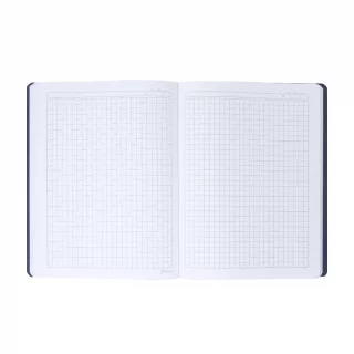 Cuaderno Cosido 50 Hojas Cuadriculado Assassins - Ojos Fondo Rojo