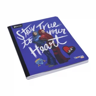 Cuaderno Cosido 50 Hojas Cuadriculado Descendientes - Heart