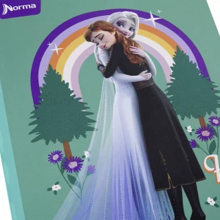 Cuaderno cosido 50 hojas cuadriculado Frozen - hey sis
