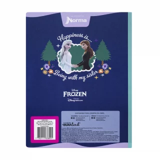 Cuaderno cosido 50 hojas cuadriculado Frozen - hey sis