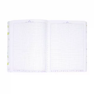 Cuaderno Cosido 50 Hojas Cuadriculado Gabby´S Dollhouse Glitter