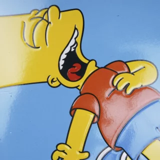 Cuaderno Cosido 50 Hojas Cuadriculado Los Simpsons - Dolor
