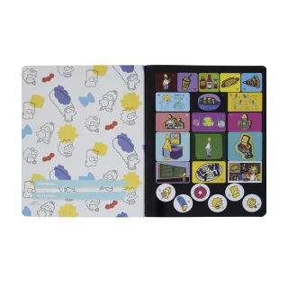 Cuaderno Cosido 50 Hojas Cuadriculado Los Simpsons - Sandwich Xl