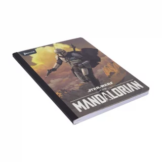 Cuaderno cosido 50 hojas cuadriculado Mandalorian - nube amarilla