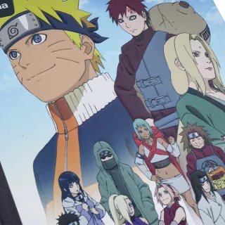 Cuaderno Cosido 50 Hojas Cuadriculado Naruto - Naruto Y Gaara