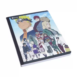 Cuaderno Cosido 50 Hojas Cuadriculado Naruto - Naruto Y Gaara