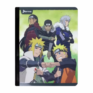 Cuaderno Cosido 50 Hojas Cuadriculado Naruto - Naruto Y Minato