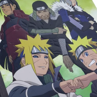 Cuaderno Cosido 50 Hojas Cuadriculado Naruto - Naruto Y Minato
