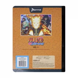 Cuaderno Cosido 50 Hojas Cuadriculado Naruto - Naruto Y Minato