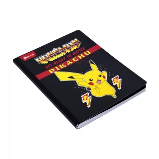 Cuaderno Cosido 50 Hojas Cuadriculado Pokemon - Pikachu Rayos