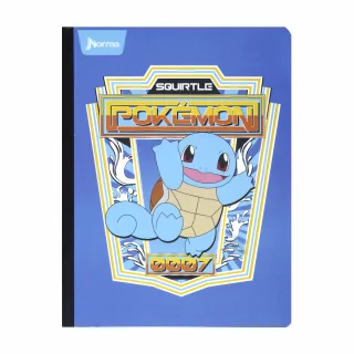 Cuaderno Cosido 50 Hojas Cuadriculado Pokemon - Squirtle 0007