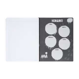 Cuaderno cosido 50 hojas cuadriculado Saurios - carnivore