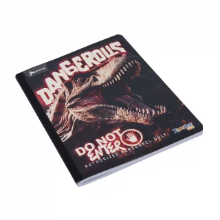 Cuaderno cosido 50 hojas cuadriculado Saurios - dangerous