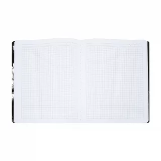Cuaderno cosido 50 hojas cuadriculado Saurios - dinosaur attack