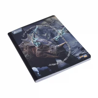 Cuaderno cosido 50 hojas cuadriculado Saurios - lost