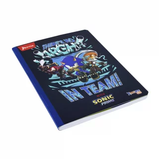 Cuaderno Cosido 50 Hojas Cuadriculado Sonic - In Team
