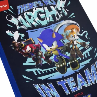 Cuaderno Cosido 50 Hojas Cuadriculado Sonic - In Team