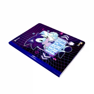 Cuaderno Cosido 50 Hojas Cuadriculado Sonic - Lets Roll