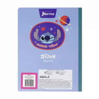 Cuaderno Cosido 50 Hojas Cuadriculado Stitch Piñas Fresh - Tienda Norma