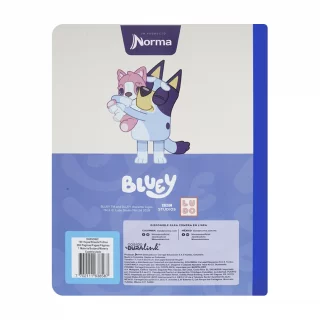 Cuaderno Cosido 50 Hojas Doble línea Bluey - Abrazo