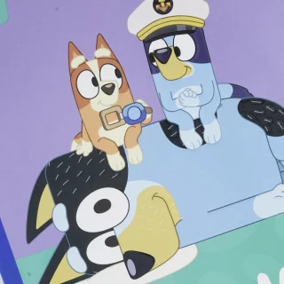 Cuaderno Cosido 50 Hojas Doble línea Bluey - Capitan