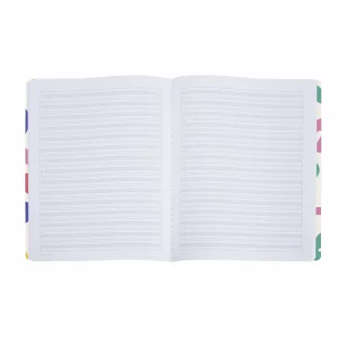 Cuaderno Cosido 50 Hojas Doble línea Bluey - Cuadros Y Rayas