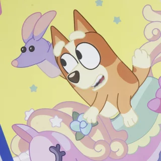 Cuaderno Cosido 50 Hojas Doble línea Bluey - Unicornio
