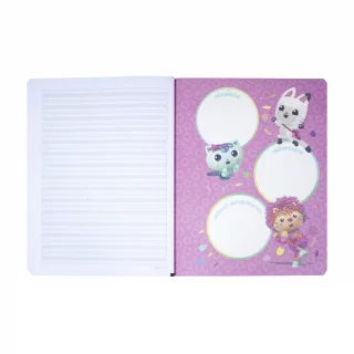 Cuaderno cosido 50 hojas doble línea Gabby´s Dollhouse - here for the hugs