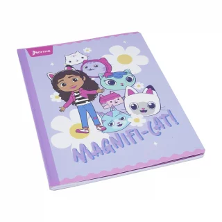 Cuaderno cosido 50 hojas doble línea Gabby´s Dollhouse - magnifi cat