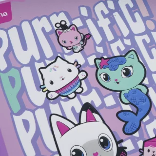 Cuaderno cosido 50 hojas doble línea Gabby´s Dollhouse - purrific