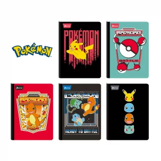 Cuaderno Cosido 50 Hojas Doble Linea Pokemon
