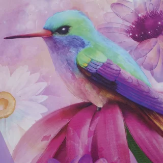 Cuaderno cosido 50 hojas línea corriente Animal Book - colibri
