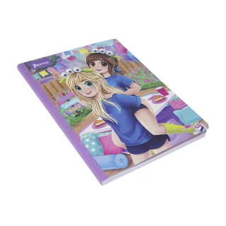 Cuaderno cosido 50 hojas línea corriente Antonia - fiesta disfraces