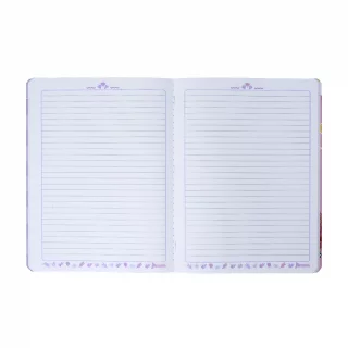 Cuaderno cosido 50 hojas línea corriente Bonequinhas - karts