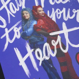 Cuaderno Cosido 50 Hojas Linea Corriente Descendientes - Heart