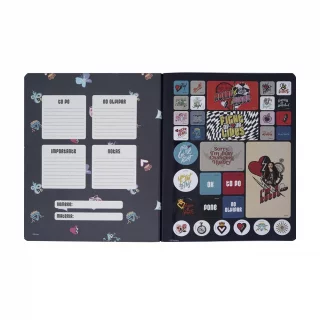 Cuaderno Cosido 50 Hojas Linea Corriente Descendientes - I'M A Rebel