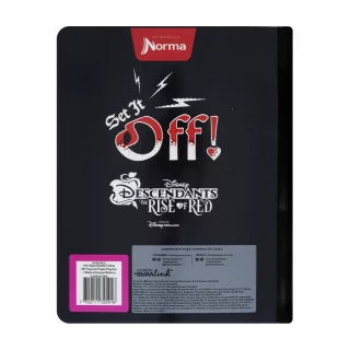 Cuaderno Cosido 50 Hojas Linea Corriente Descendientes - I'M A Rebel