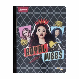 Cuaderno Cosido 50 Hojas Linea Corriente Descendientes - Royal Vibes